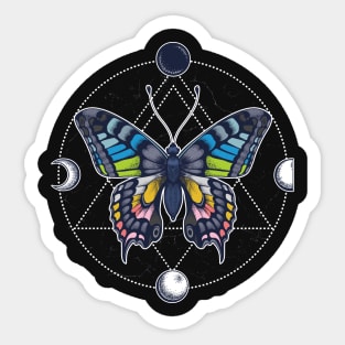 Queer Pride Flag Butterfly Sticker